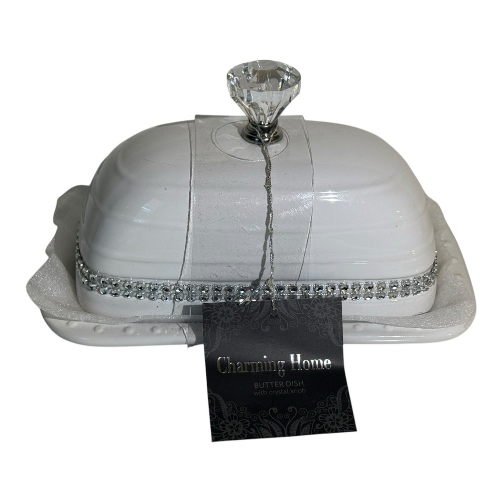 Charming Home Door Knob Bling Butter‎ Dish